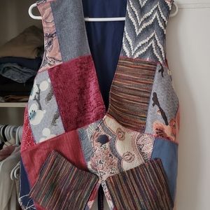 Handmade Patchwork Vest OS